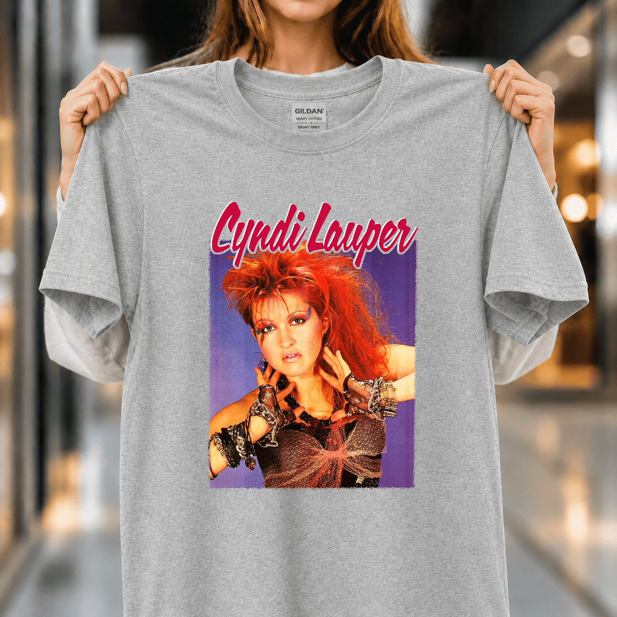 Cyndi Lauper 90s Music Legend Pop Star Vintage Unisex T-Shirt