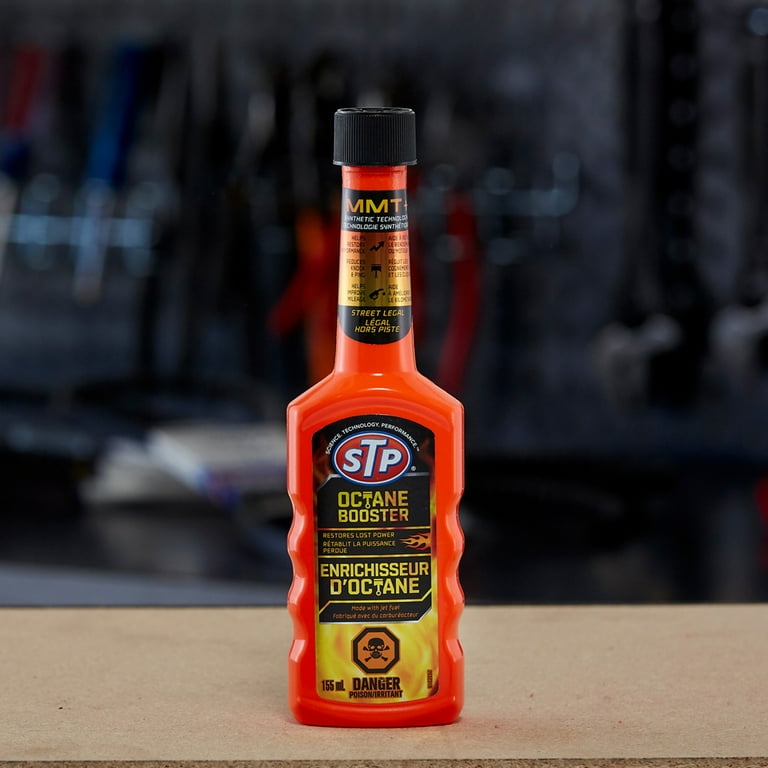 STP Octane Booster Fuel Additive for Gasoline Engines, 5.25 fl oz