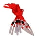 thumbnail image 2 of 10x Lanyard ID Badge Holder Correa para el cuello Llavero con gancho de PVC Rojo Hugo Correa para el cuello cuerda de seguridad, 2 of 10