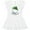 AA-White, variant on Inktastic Hello, I'm New Here Cute Baby Turtle Girls Toddler Dress
