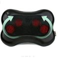thumbnail image 1 of Masajeador de espalda y cuello: almohada de masaje de tejido profundo 3D con calor para aliviar el dolor muscular, sillas y automóviles (conexión por cable, no inalámbrica) JM, 1 of 5