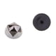 thumbnail image 3 of 100 Sets Plastic Geometric Studs Rivets Leather Craft Press Brooches Black, 3 of 5