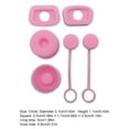 thumbnail image 3 of Tapón antiderrames de silicona para taza de agua de 6 uds (rosa) Ehuebsd  Para Estrenar, 3 of 3