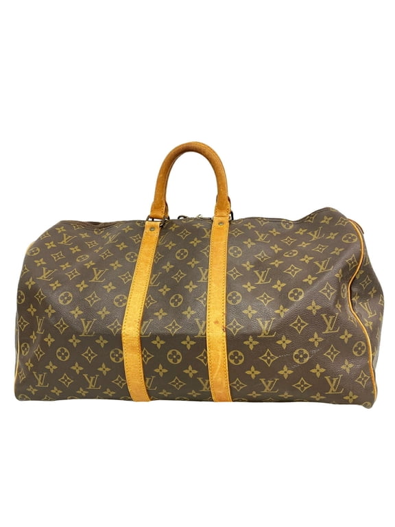 Pre-Owned Louis Vuitton Bags - Boston Monogram Keepall 50 M41426 Brown Men's & Women's