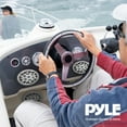 thumbnail image 4 of Pyle 260W 4 Ohms Water Resistant 2 Way Boat Marine Speakers, White (4 Pack), 4 of 11