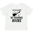 thumbnail image 3 of Inktastic For the Record My Grandma Rocks Boys or Girls Baby T-Shirt, 3 of 5