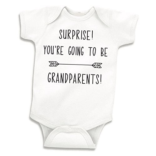 Pregnancy Announcement Reveal Onesie Bodysuit Shirt Great Grandma 0-3 months 