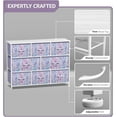 thumbnail image 4 of Sorbus Dresser with 8 Fabric Bins Drawers - Kids Furniture Storage Chest for Clothing Toys Organization, Bedroom, Closet (Tie-Dye Purple), 4 of 6