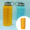 thumbnail image 3 of sweethay Funda de silicona profesional antiarañazos soporte para botellas de bebida tapas de botellas de agua de repuesto para 18-32-40oz Type2 NO2, 3 of 6