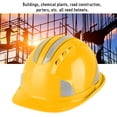 thumbnail image 4 of Casco protector casco ergonómico clásico para obras de construcción diseño de ala corta compacta y estable más seguro para soldador electricista reparador, 4 of 8