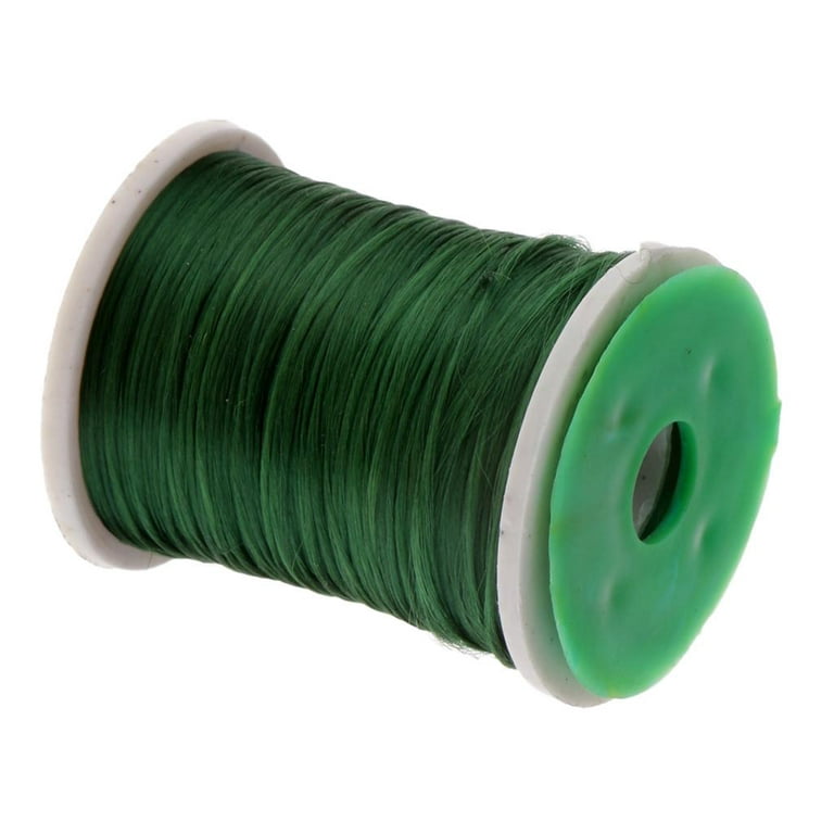Flash Thread Fly Tying Materials Fishing Flies Streamer Tying Accessory for  Lure Making DIY Tool 250M Green