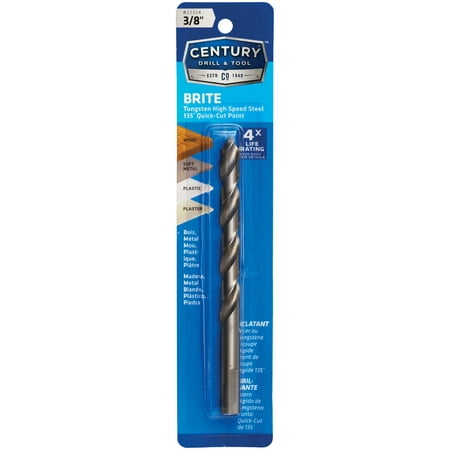 

CENTURY DRILL & TOOL Century Drill & Tool Brite Drill Bit 3/8 In.