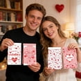 thumbnail image 4 of Hearth & Gear Valentine's Day Party 12 Valentine's Day Paper +18 Stickers 4 Patterns Valentine's Day Valentine's Day Packaging Party Sponge Wrapping Paper Wrap Christmas Bundle Wrapping Set Elephant, 4 of 7