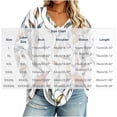 thumbnail image 6 of Womens V Neck Long Sleeve Tops Plus Size Printed Casual Blouses Soft Comfortable Shirts Summer Fall Tops Loose Fit Pullover Tops Daily Wear Outfits Tops, 6 of 6