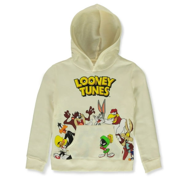 Looney Tunes Boys' That's All Folks Hoodie - ivory, 4 - 5 (Little Boys ...