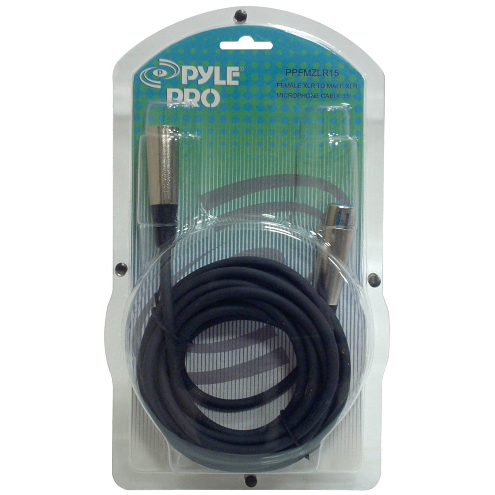 5 X 30m Xlr Male To Female Microphone Mic Cable Lead