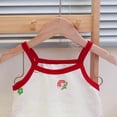 thumbnail image 4 of WUANDIXFA Kids Matching Pajamas 2 Pcs Summer Girl Nightgown Cartoon Pajamas for Kids Teenager Baby Cute Children Clothing,Watermelon Red,12-18 Months, 4 of 5
