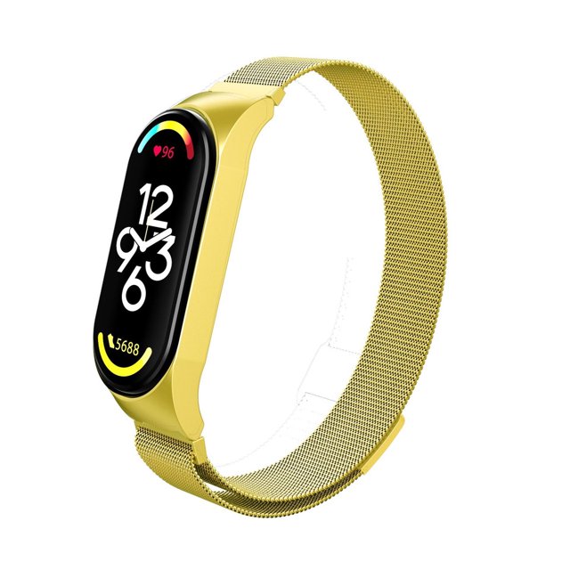 Correa De Reloj De Acero Inoxidable Para Xiaomi Mi band 7 6 5 miband 4 3 Muñeca