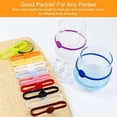 thumbnail image 3 of Drink Marker Glass Cup Wine Bottle Strip Tag Silicone Charms Tags for Cups Cocktail Guest, 3 of 4