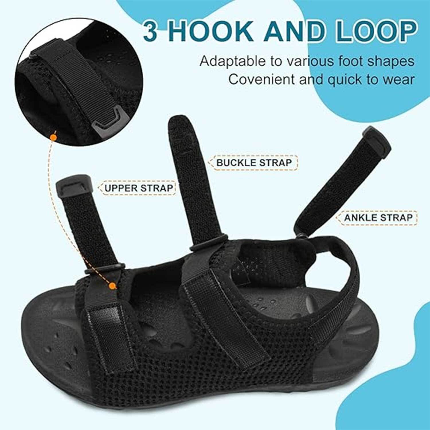 Womens Orthopedic Walking Hiking Sandals Adjustable Open Toe Sports Water Sandals with Plantar Fasciitis Thick Soled Cushion Outdoor Beach Sandals