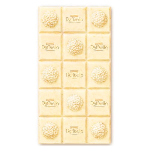 Ferrero Raffaello White Chocolate and Coconut Bar 90g, British Import (Pack of 3)