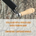 thumbnail image 2 of Felled | Draw Shave Knife – 13 IN Straight Draw Knife Straight Woodworking Tool, 2 of 3
