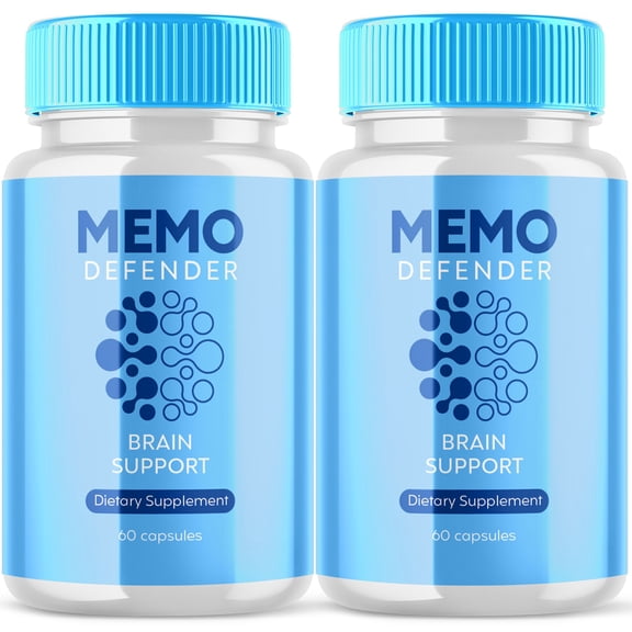 Memo Defender Brain Support Supplement Capsules Advanced Formula Pills 120 Capsules