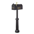 thumbnail image 2 of Berkshire Curbside Mailbox with Front and Side Address Numbers and Bradford Mailbox Post, 2 of 6