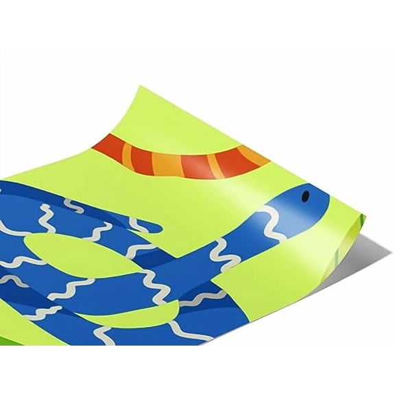 Rwraps Snake Jungle Journey Gloss Vinyl Film Wrap 59in x 6in Vinyl Vehicle Car Film Sheet Roll