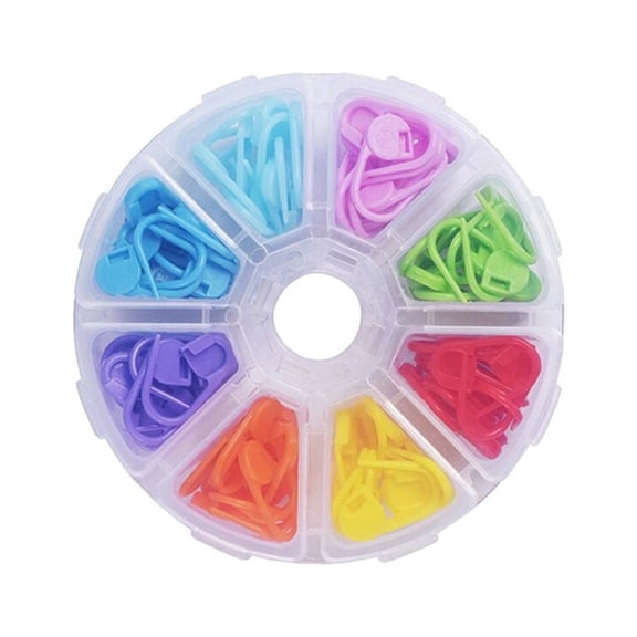 104Pcs Knitting Counter Crochet Locking Markers Needle Clip Pin For Diy Sweater Scarf With 8 Grid Pack Diy Knitting Diy Home Decor