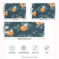 thumbnail image 2 of Yayeee Pillowcase Standard Size Set of 2 Satin Wrinkle Resistant Pillow Case, Blue Oranges, 2 of 7
