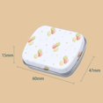 thumbnail image 2 of Lata de metal con bisagras Tapa de contenedor de dulces con tapa compacta, 2 of 10