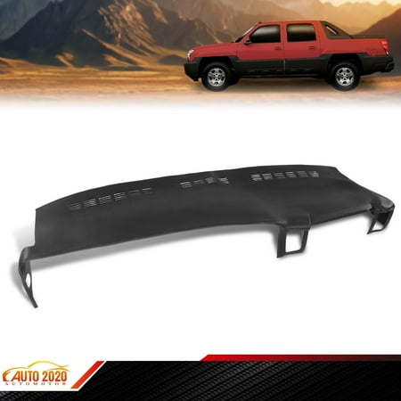 Dash Cap Cover Overlay Black Fit For 1999-2006 Silverado Sierra Suburban Molded