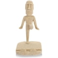 thumbnail image 1 of Shisuyan Easter Island Moai Statue Phone Stand Brown 1Set 3.0x2.2x4.1in, 1 of 9