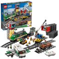 thumbnail image 1 of Tren de carga urbano LEGO con 6 minifiguras y motor motorizado, 1 of 8