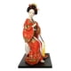 thumbnail image 1 of Muñecas geisha japonesas de kimono de 30 cm, artesanías, decoración, estatuillas de dama, figuras en miniatura Estilo D, 1 of 9
