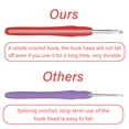 thumbnail image 3 of Jupean Aluminum Crochet Hooks with Ergonomic Grip, Assorted, 4.5 mm, 3 of 7