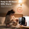 thumbnail image 2 of FVLOENG Baby Bottle Warmer,Fast Milk Warmer for Breastmilk,Accurate Temp Control,48H Thermostat,Portable Bottle Warmers,Fits 4 Bottles,Milk Warmer with Thaw,Sterilizing,Heat Food with Remote Control, 2 of 9