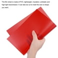 thumbnail image 3 of Unique Bargains Feuille de Filtre Gel PVC 11,7 par 8,3 Pouces Rouge Clair pour Studio Photo, Lot de 9, 3 of 5