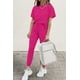 thumbnail image 5 of Conjunto Deportivo PRETTYGARDEN 2025 de Dos Piezas para Mujer, Color Rojo Rosado, Talla S, 5 of 6