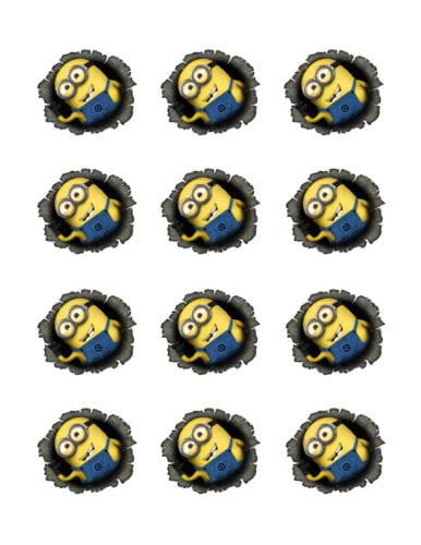 Despicable Me Cupcake Toppers