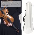 thumbnail image 3 of Violin Box, Standard Size Carbon Fiber Violin Case Strong Fine Workmanship  For Performance, 3 of 7
