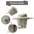 thumbnail image 3 of 2Pcs Car Hanger Hooks Rear Row For Volvo 2018-2020 Model XC40 XC60 XC90 2016-2020 Car Interior Hanger Hook Clip Bracket, 3 of 4
