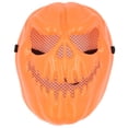 thumbnail image 1 of Máscara de plástico para cubrir toda la cara, calabaza, Halloween, cosplay, 1 of 1