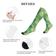 thumbnail image 5 of Lsque Crocodile And Bush Pattern Sport Compression Socks for Men & Women 15-20 mmHg Knee High Nurse Pregnant Running Medical and Travel Athletic, 5 of 6