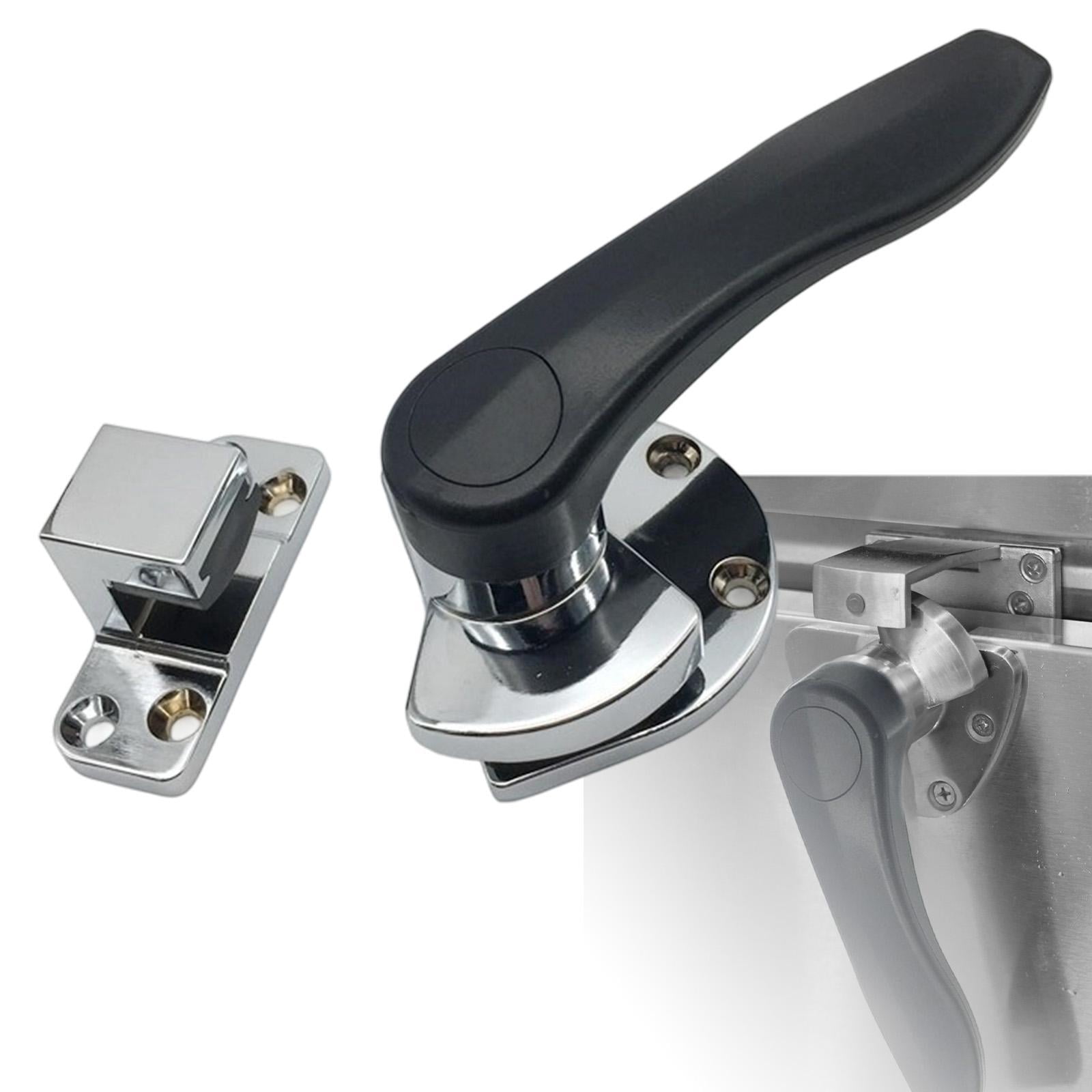 CarpNettore Cabinet Door Handle Lock for Steamer Units with Hinges for Freezing Applications Zinc Alloy For Right