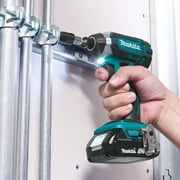 Makita 18V Lithium-Ion Cordless Power Tool Set, 1.5Ah, 2 Pack