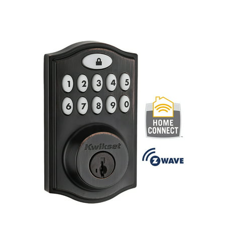 Kwikset 914TRL-ZW SmartCode Single Cylinder Touchpad Electronic Deadbolt with Z-Wave