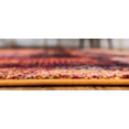thumbnail image 4 of Unique Loom Estrella Rustic Distressed Rug 9' x 12' Rectangle Orange/Black, 4 of 5