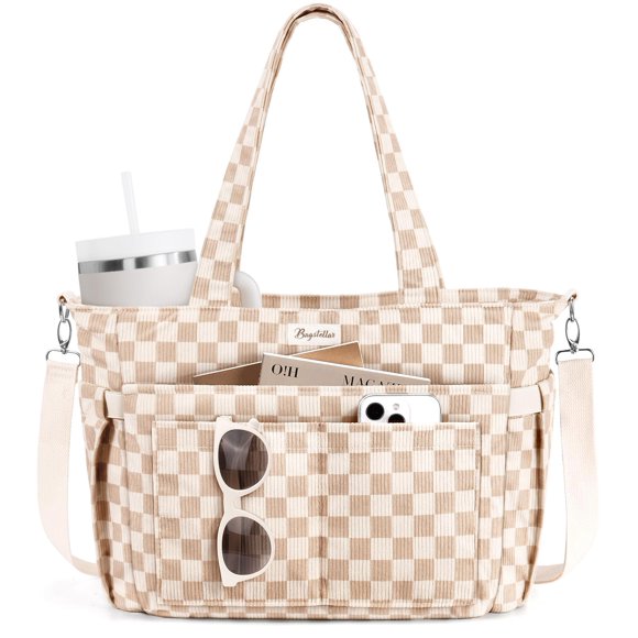 Bolso Tote Bagstellar de Pana 42x15x30 cm 17 Bolsillos